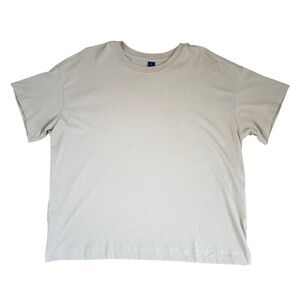 Old Navy Women’s  Light Beige Short Sleeve Basic Tee